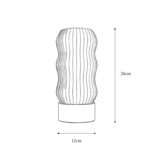WAVY Table Lamp - Amber